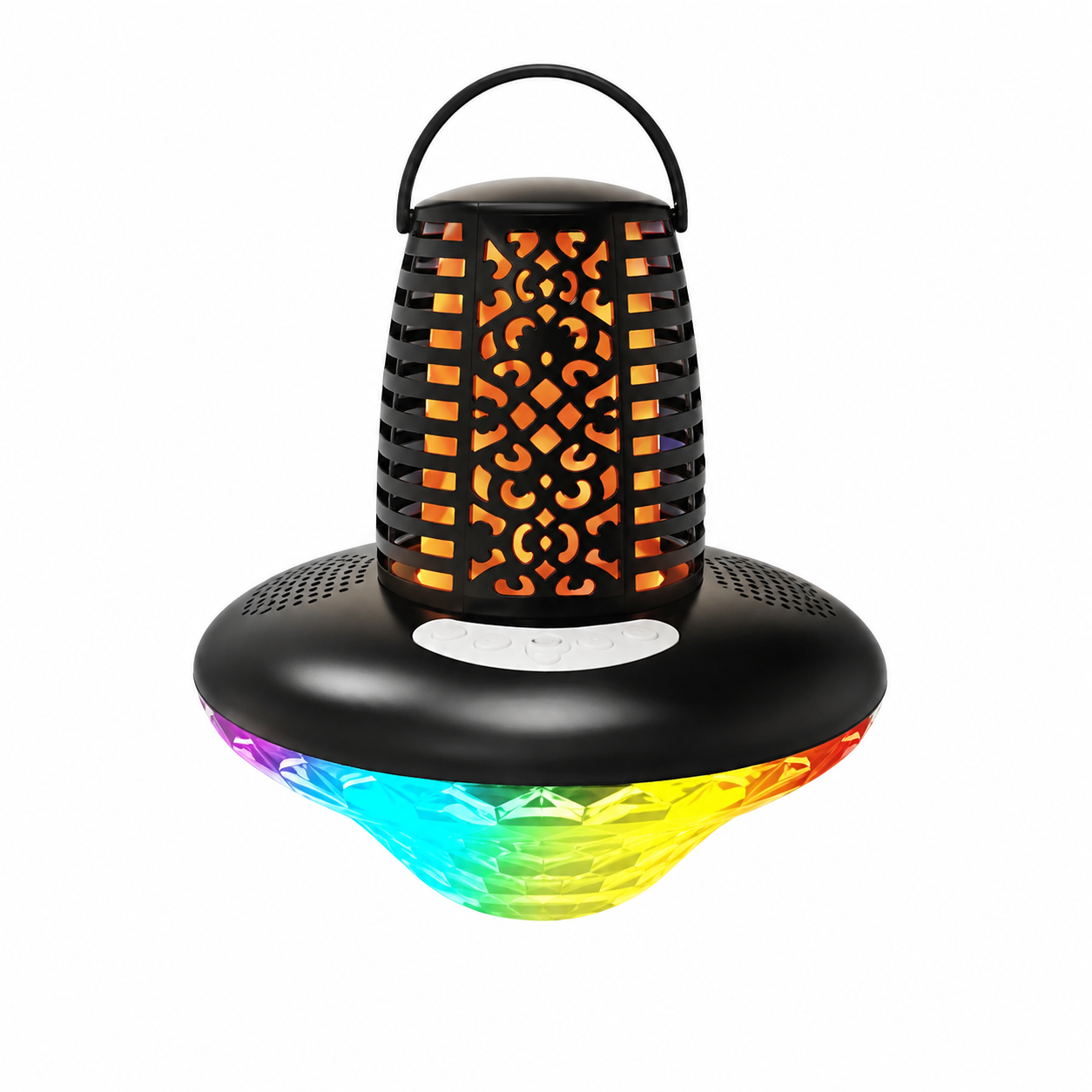 SWIMSPORTZ FLAME FLOATING SPEAKER W/ DIAMOND LIGHT SHOW