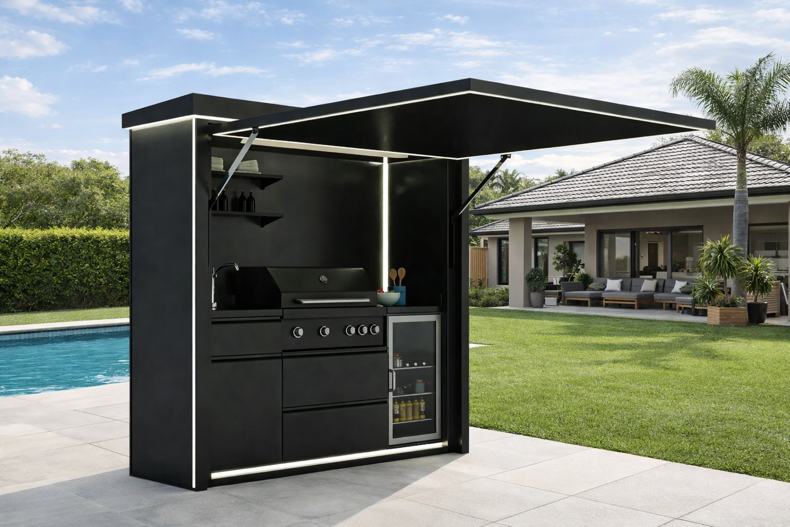Mini Outdoor BBQ Pod