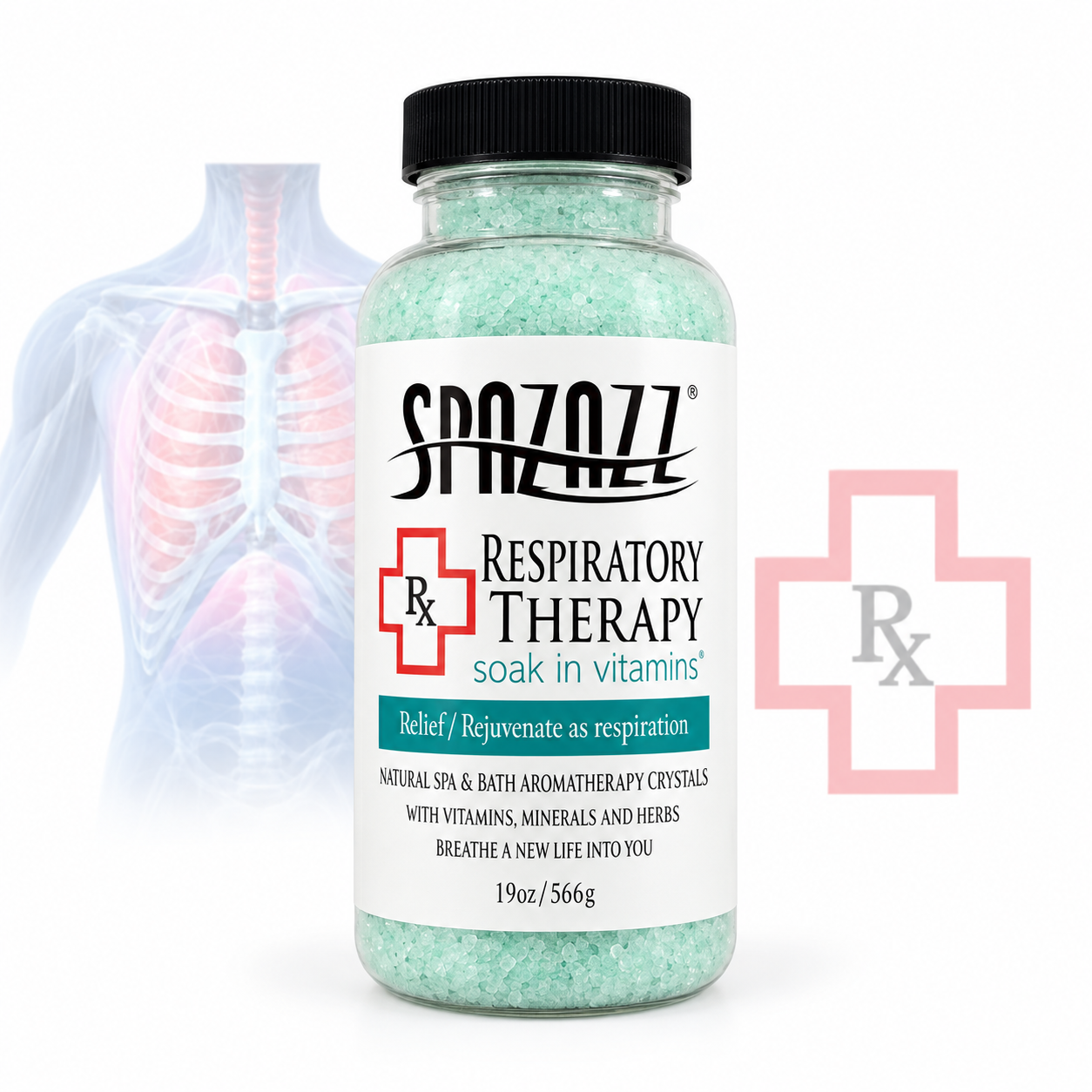 Therapy Crystals Respiratory Therapy "Relief" SPAZAZZ
