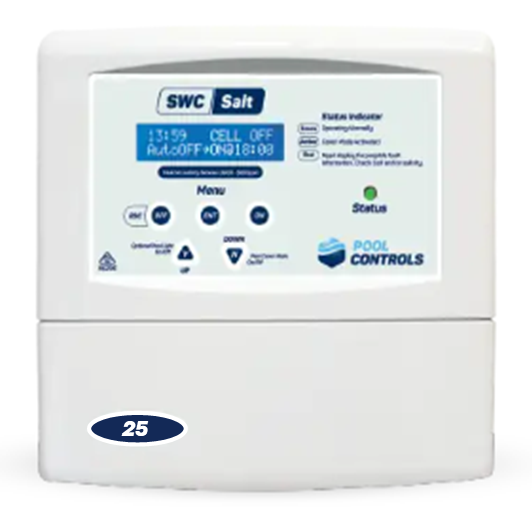 SWC25 Salt Water Chlorinator - 25g/hr