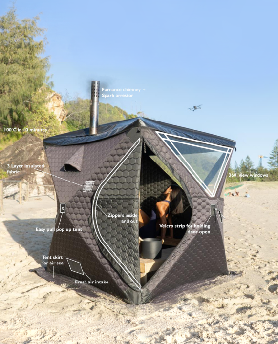 Core Outdoor System Wood-Fired Sauna