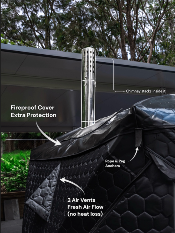 Core Outdoor System Wood-Fired Sauna