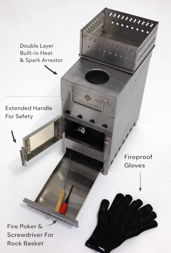 Core Outdoor System Wood-Fired Sauna