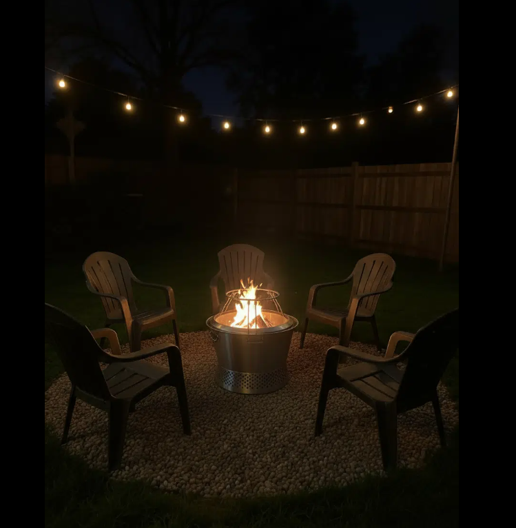 Huge Smokeless Fire Pit 600mm with Grill and Carry Bag