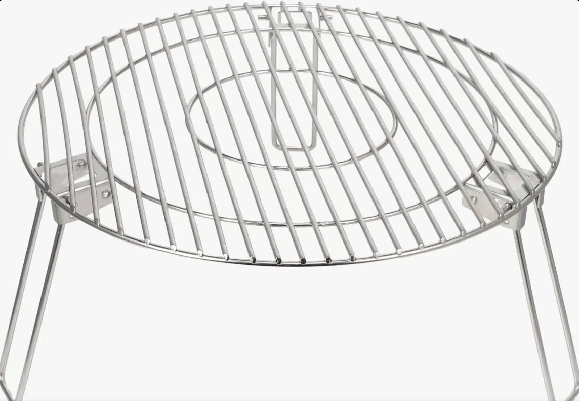 Huge Smokeless Fire Pit 600mm with Grill and Carry Bag