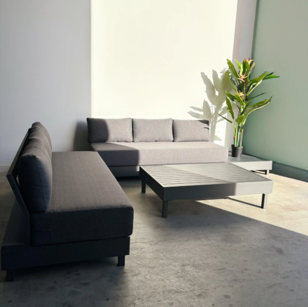 The Alicante – 6-Seat Luxury Aluminium Outdoor Sofa Set