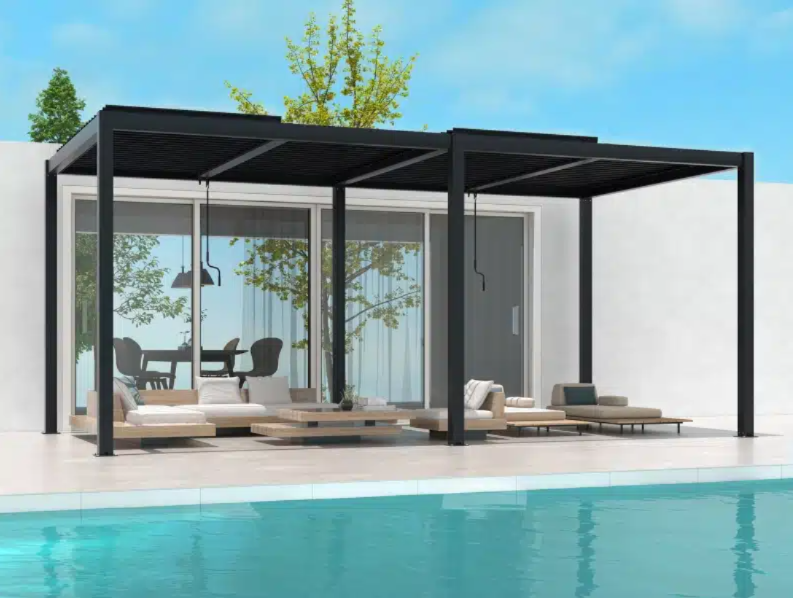Motorised Louvered Pergola