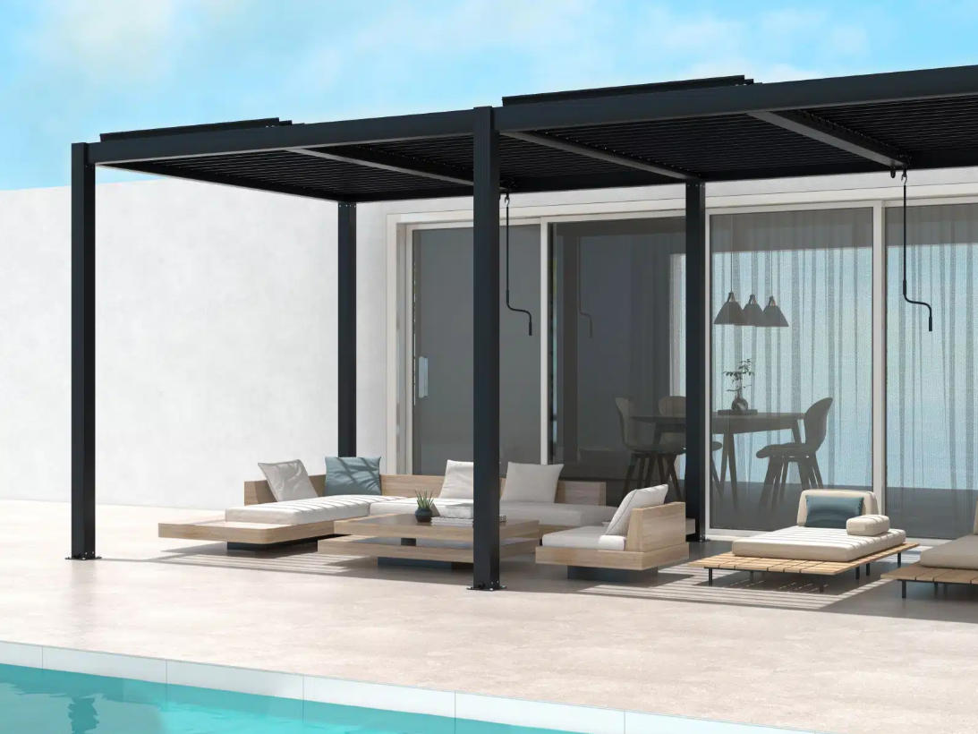 Motorised Louvered Pergola
