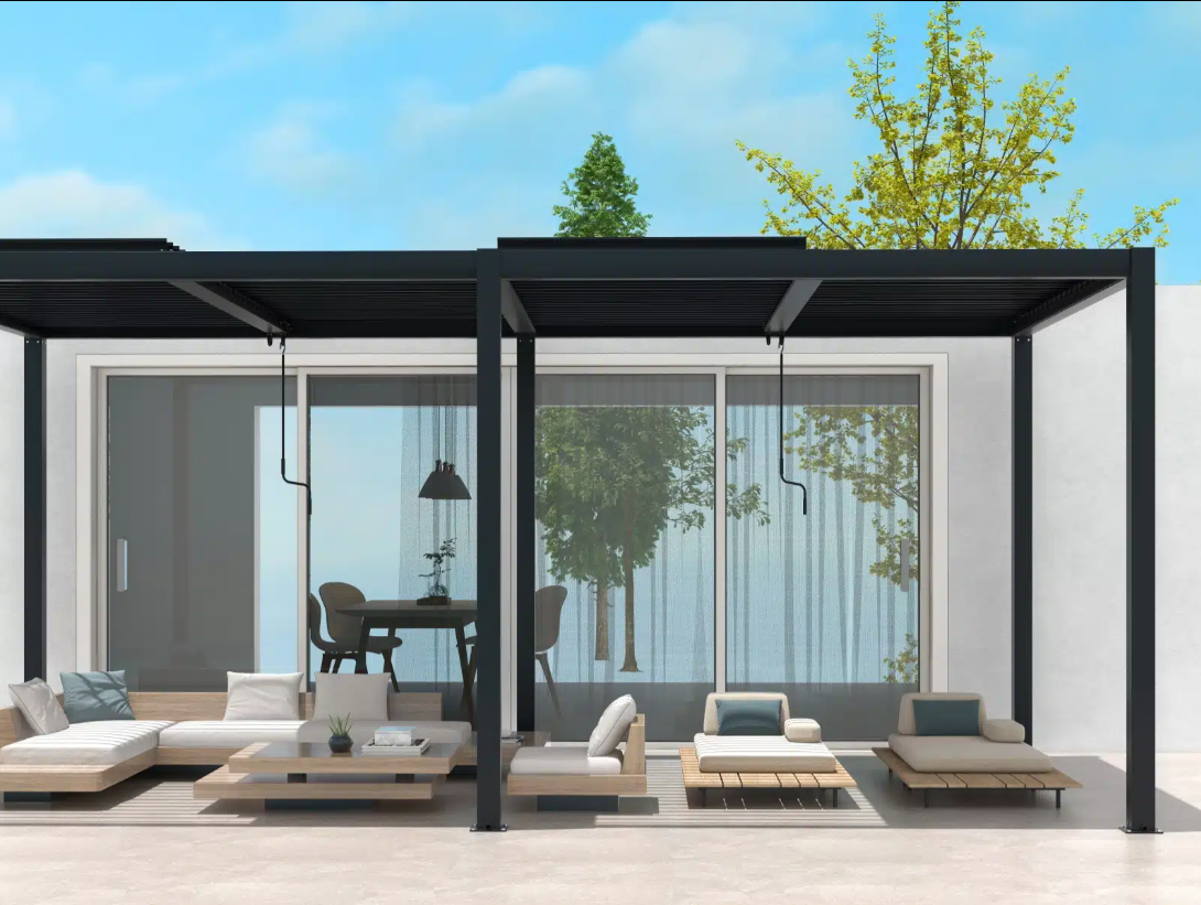 Motorised Louvered Pergola