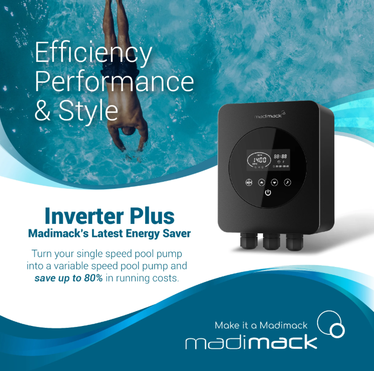 Madimack Inverter Plus 1.1kW (Converts Your Pool Pump to Variable Speed)