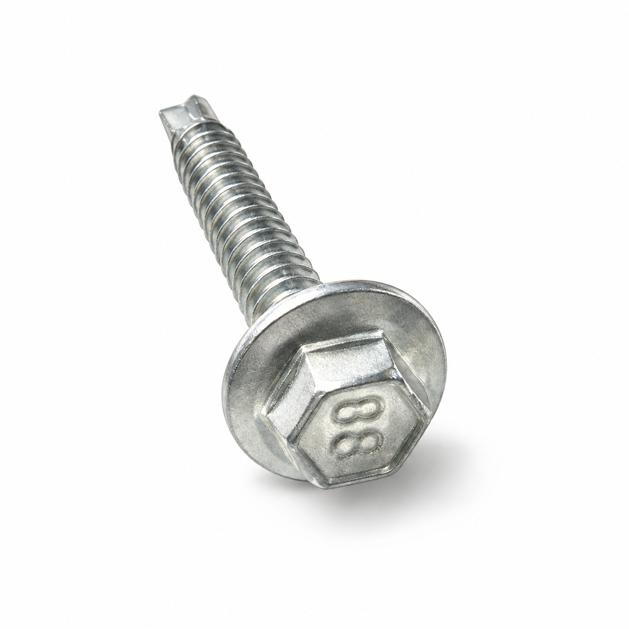 Screw 12G x 45mm Hex Head Metal  - B8