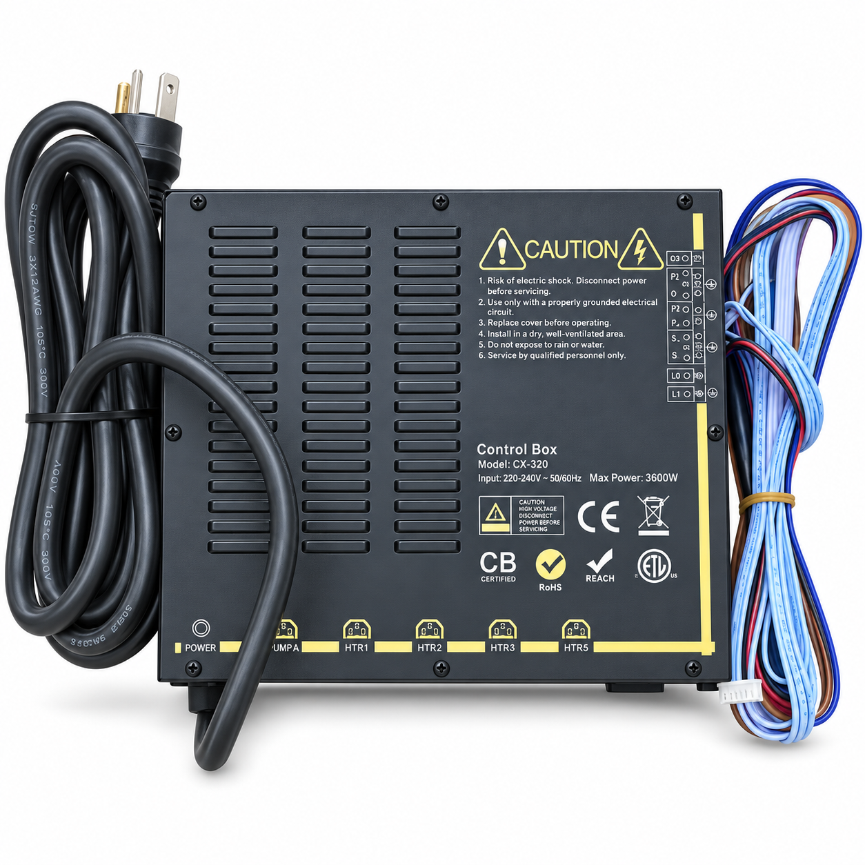 Control Box for IR Sauna New with LED Transformer