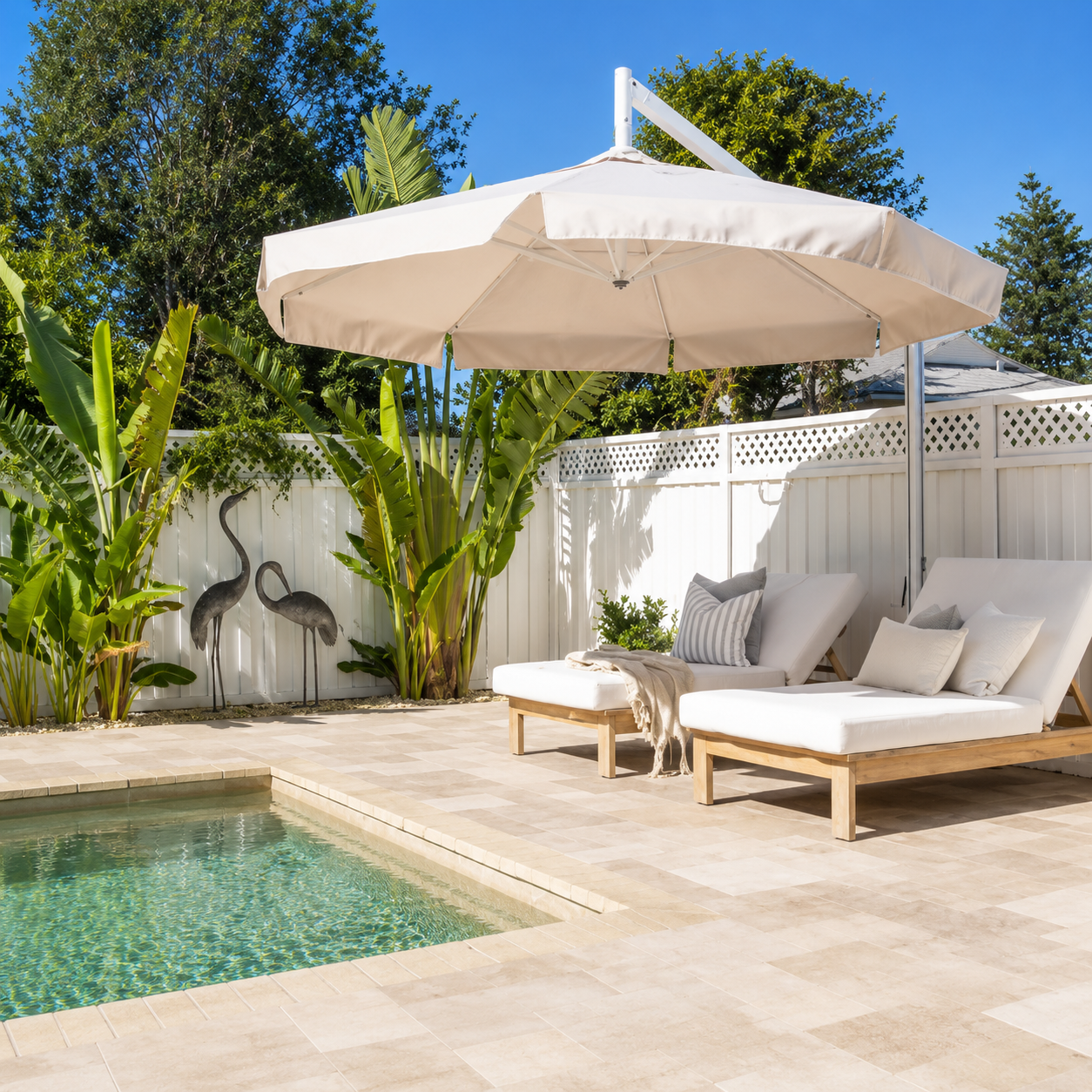 DESIGNER HAAUS POOLSIDE UMBRELLA