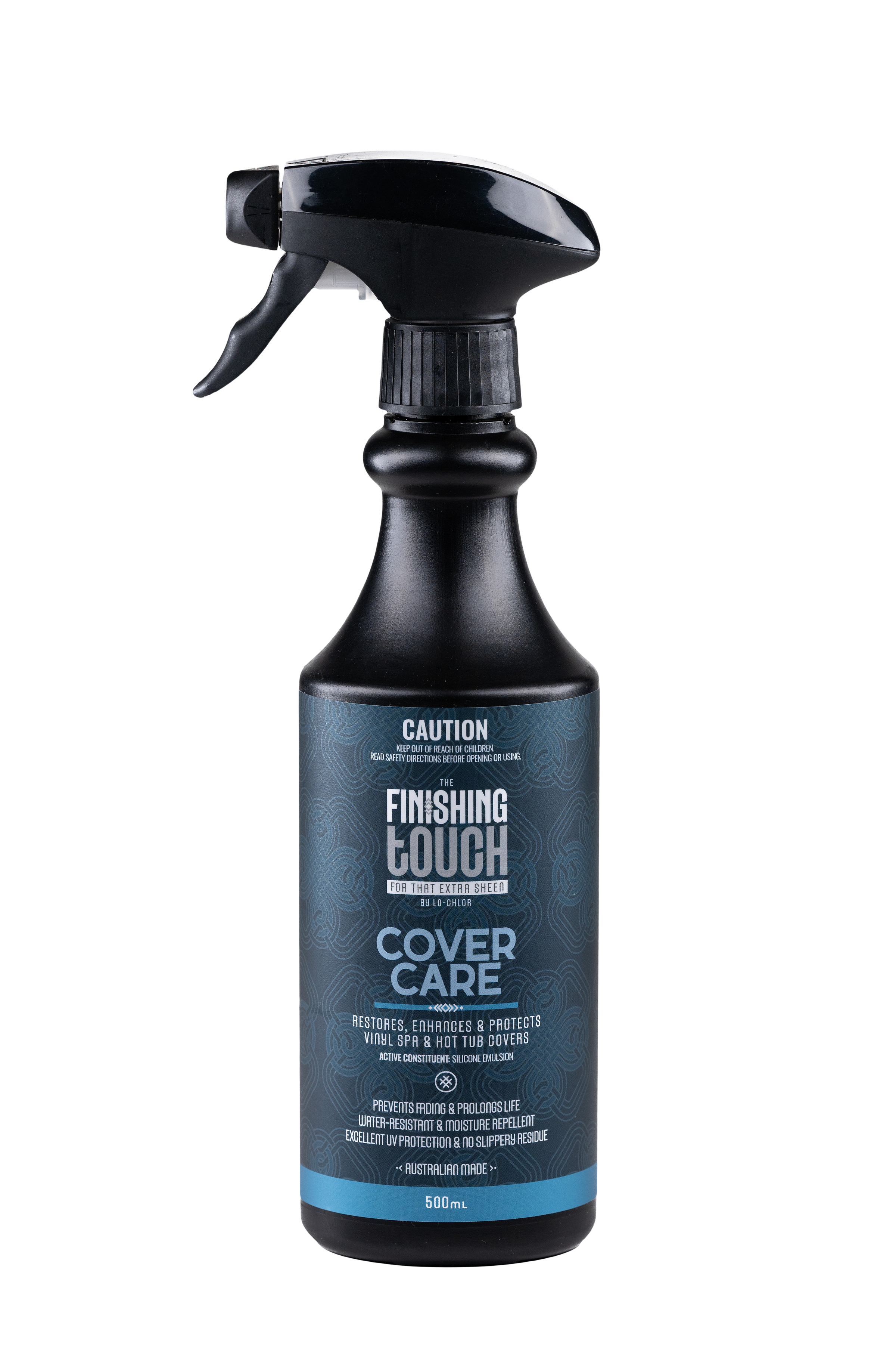 Spa Hardcover Care Protector 500ml bottle for cleaning and protecting spa covers from UV and weather damage
