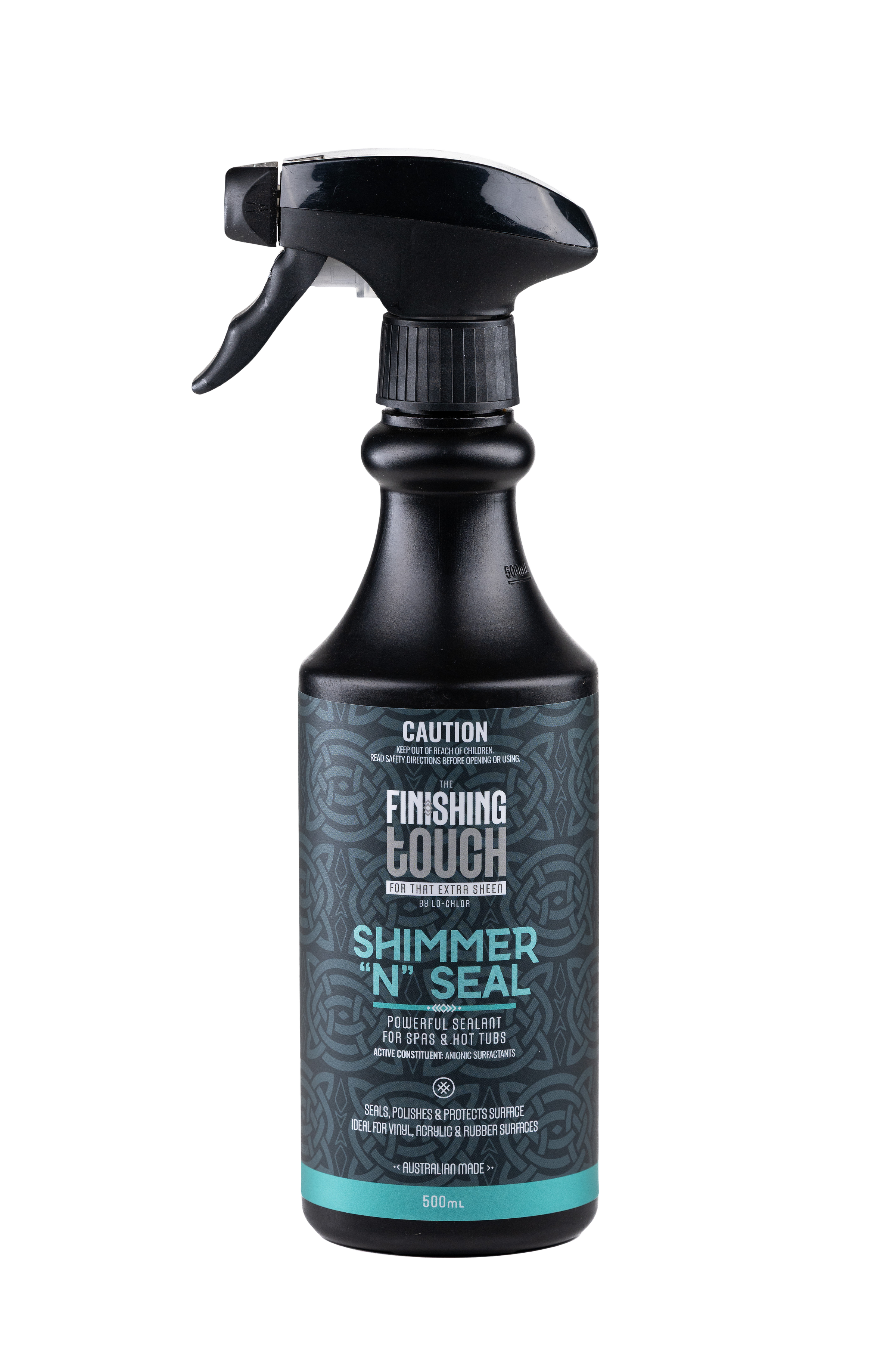 Acrylic and Vinyl Surface Seal Protector 500ml bottle for protecting and restoring spa acrylic and vinyl surfaces