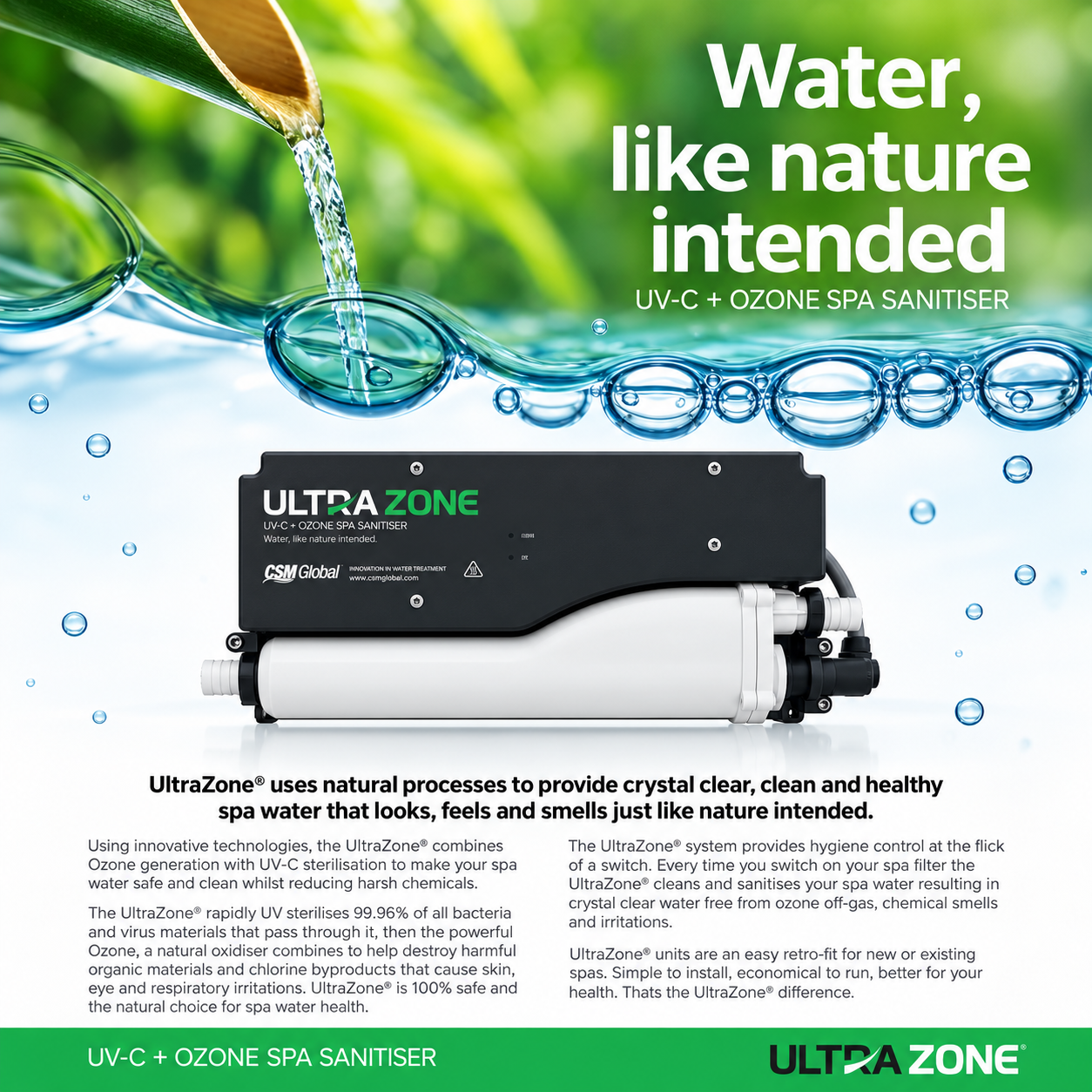 Sanitiser UltraZone UV + Ozone (Spa Guardian)