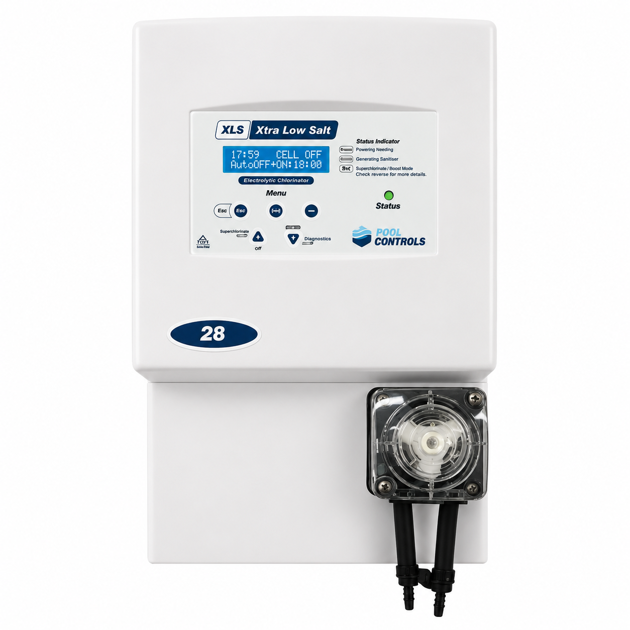 XLS28pH Low Salt Pool Controller - 28g/hr