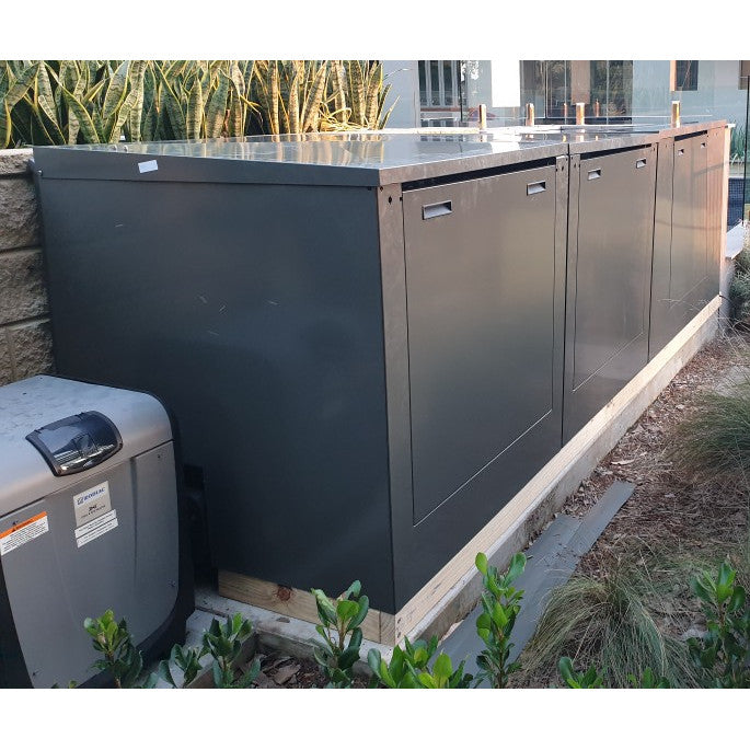 Pool Equipment Enclosure Two Compartments 2 x 900 Wide