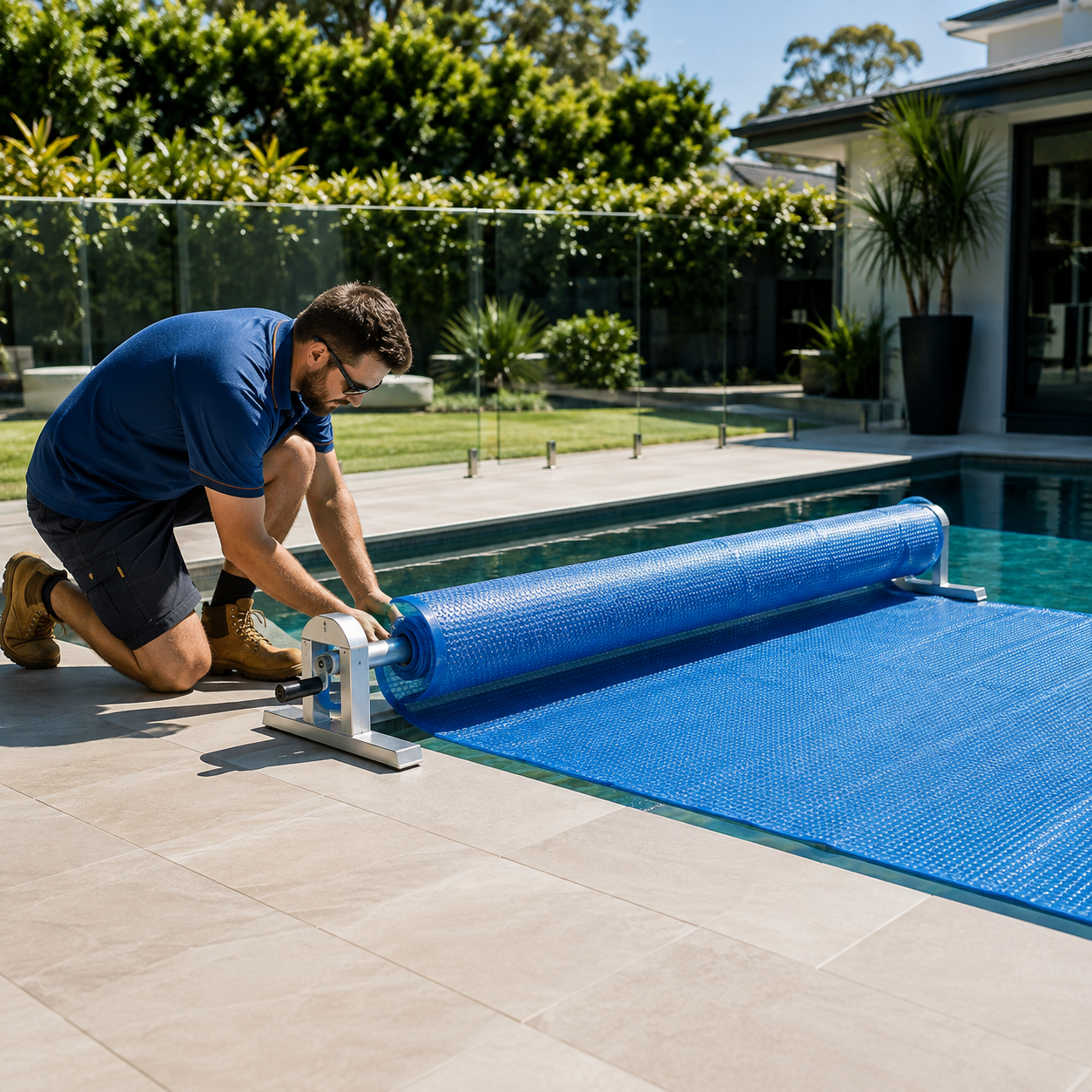 Blanket and roller installation