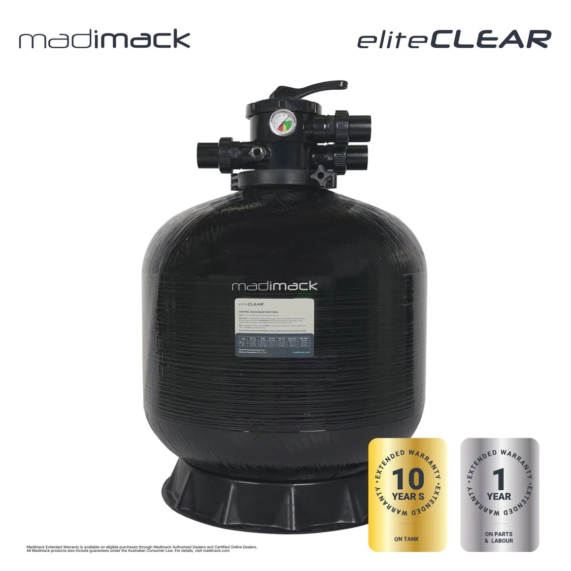 Madimack EliteClear 26" 40mm Media Filter