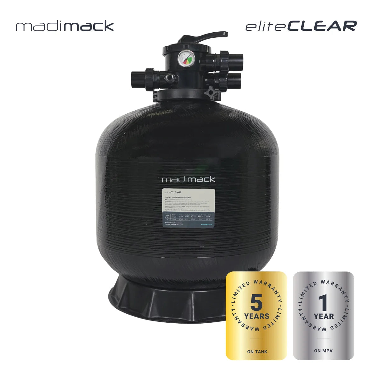Madimack EliteClear 26" 40mm Media Filter