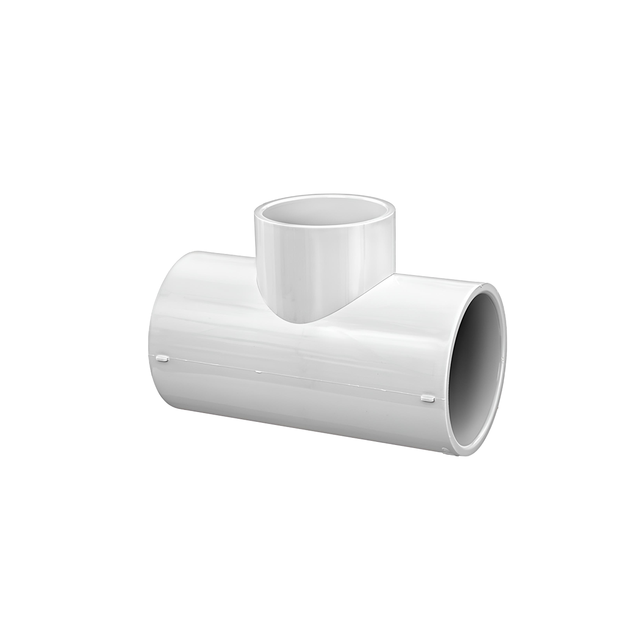 65mm x 50mm x 65mm PVC Reducing Tee