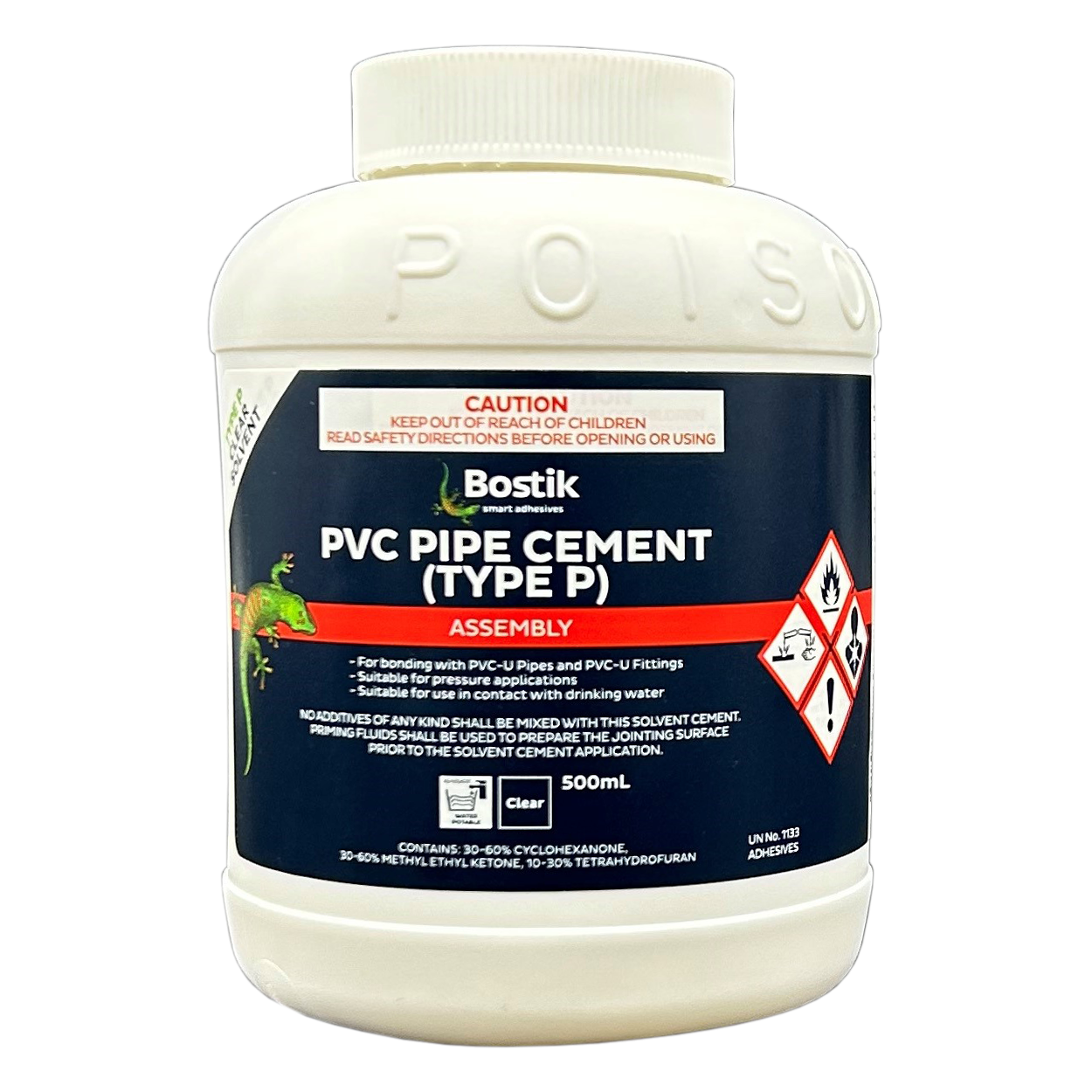 PVC Glue Clear 500ml - Pressure