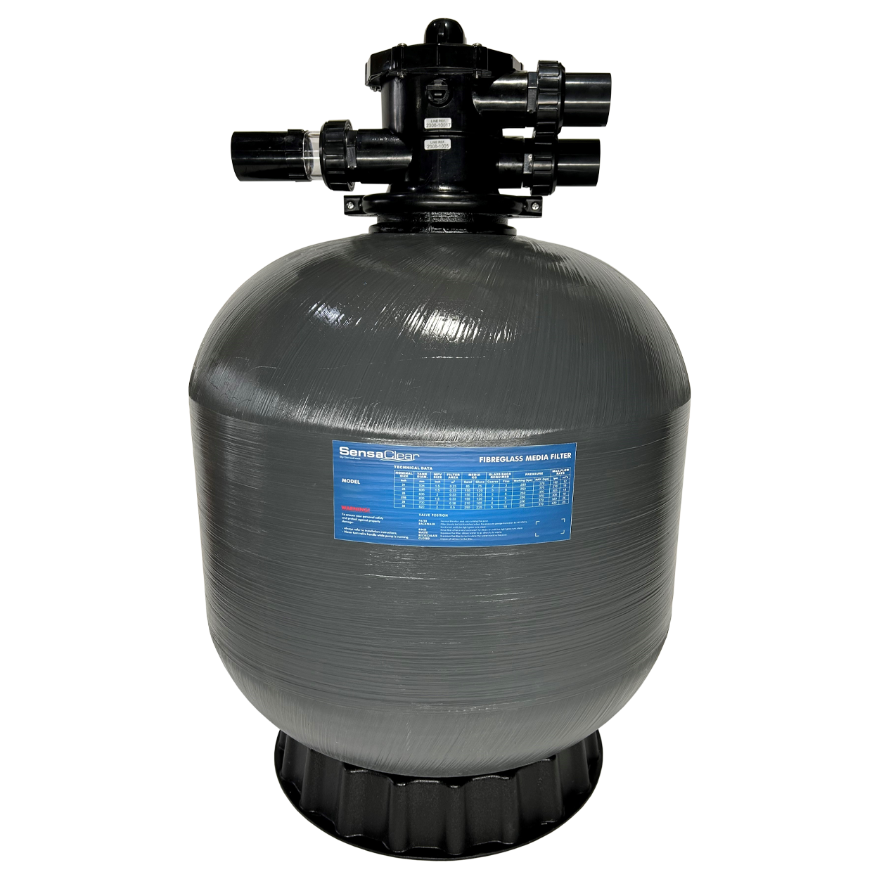 Sensapool 25" Media Filter c/w 40mm MPV