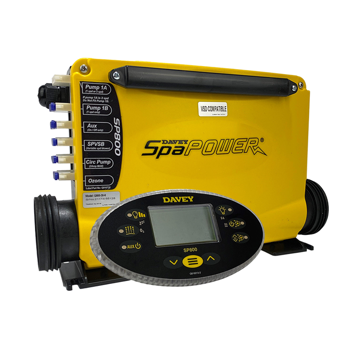 Davey SP800 3.0kw Controller and Oval Touchpad