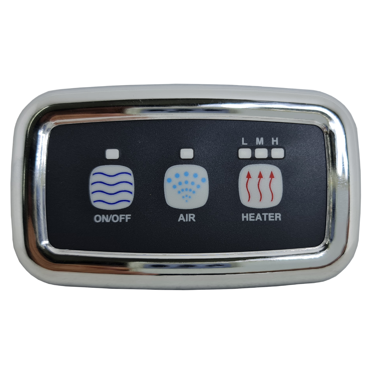 Sensor Touch & Enhance 3 Button Chrome C/W 2 x 4m Cable