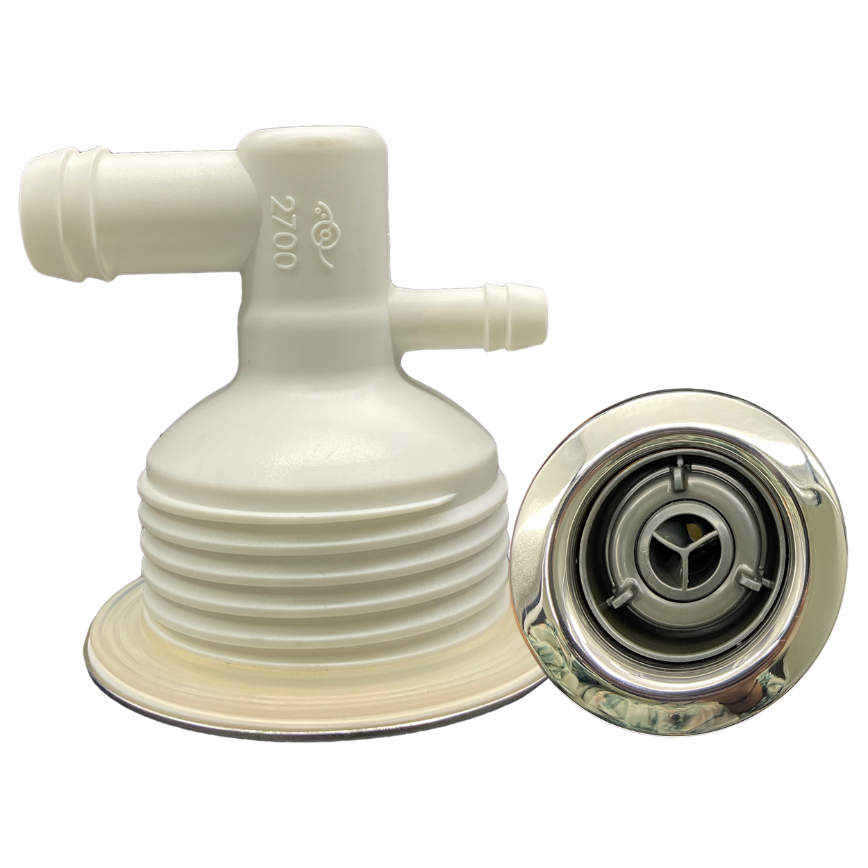 Axiom 80 Tri-Spin Spa Jet Graphite/Stainless Steel