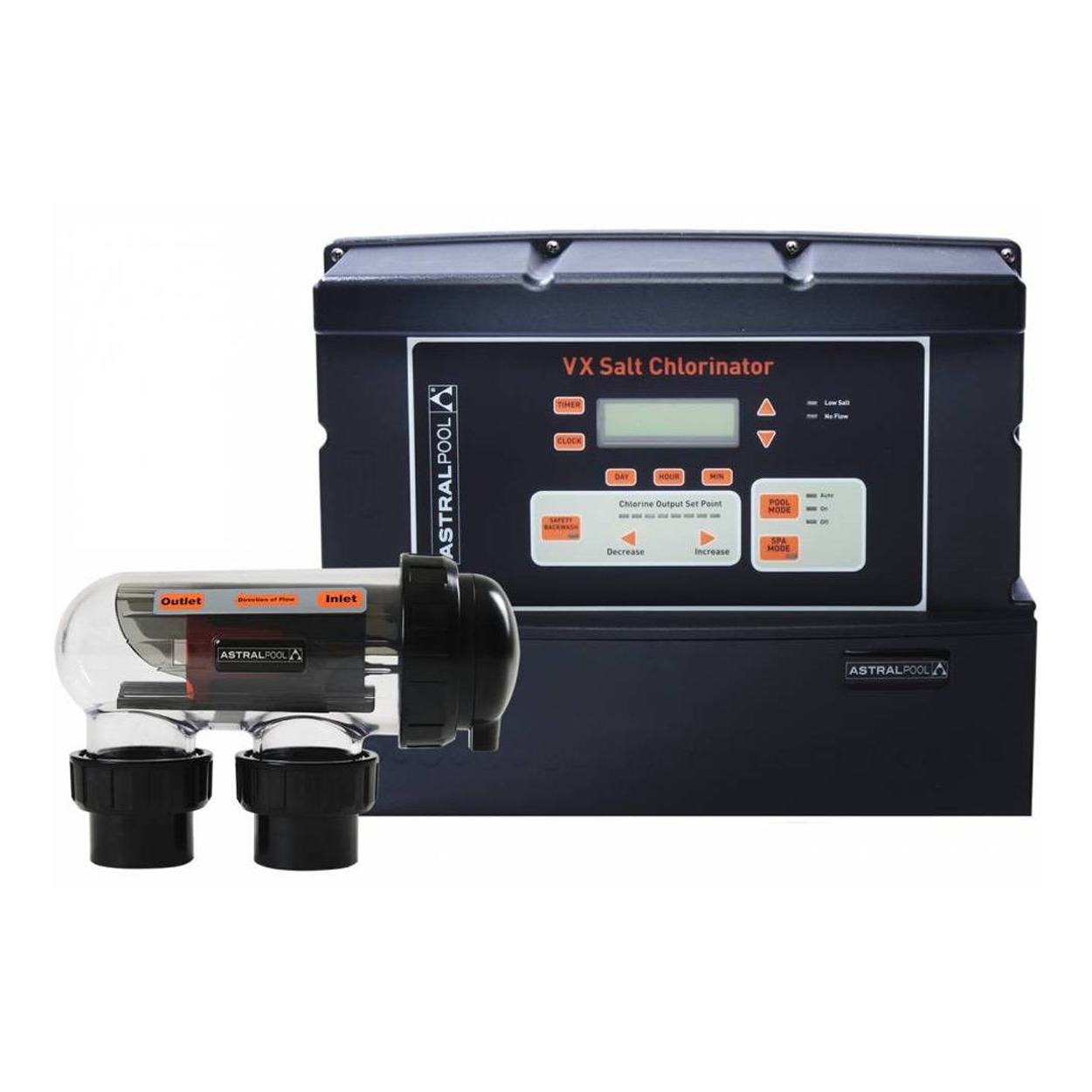 Astral VX7T 25g/hr Salt Chlorinator with Time Clock