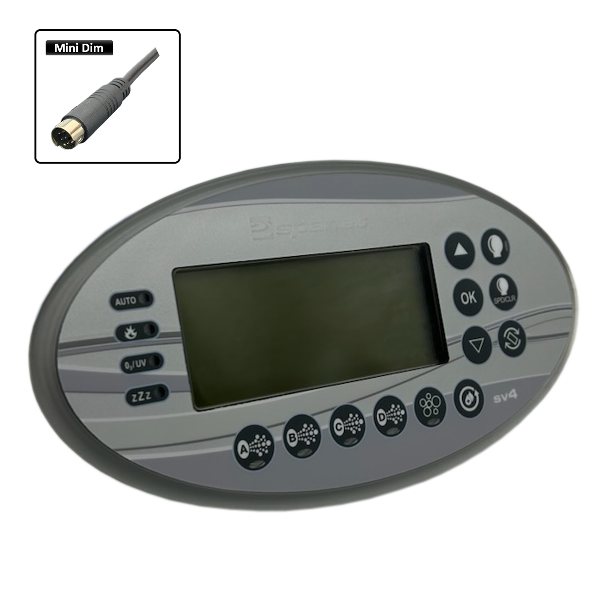 Spanet XS4000 SV Touchpad and Overlay