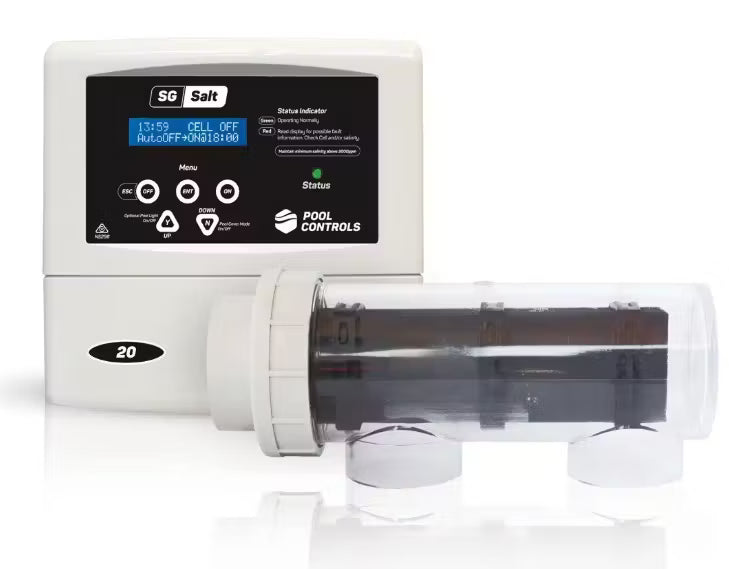 Pool Controls Saltigem 30A Saltwater Chlorinator Complete