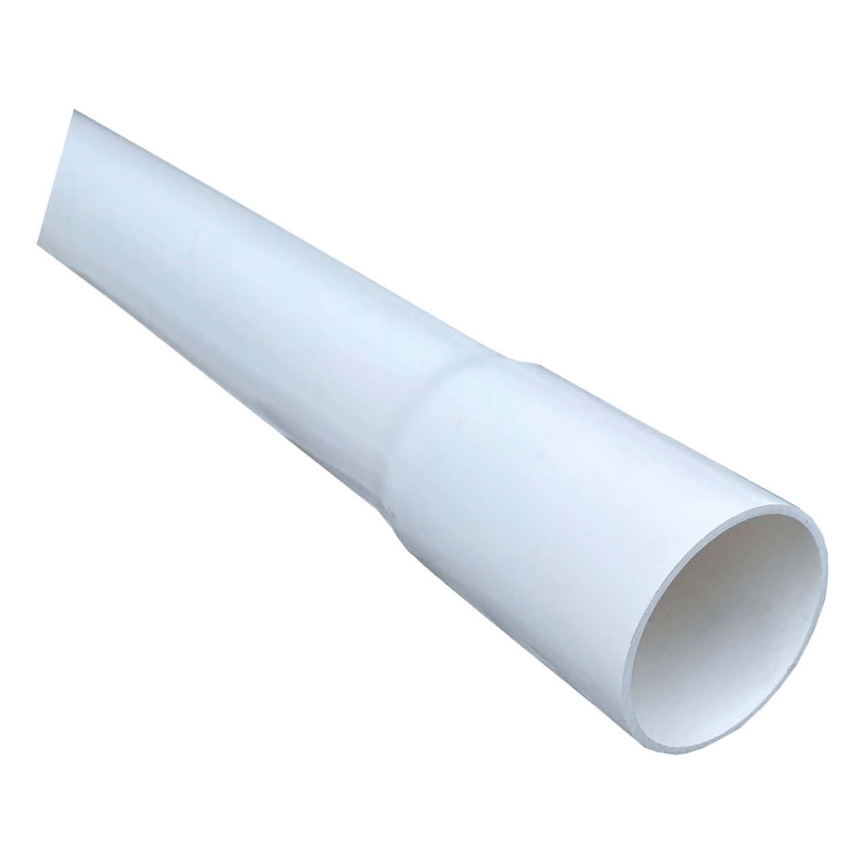 40mm White PVC Hard Pipe Class 9 - 6m Length