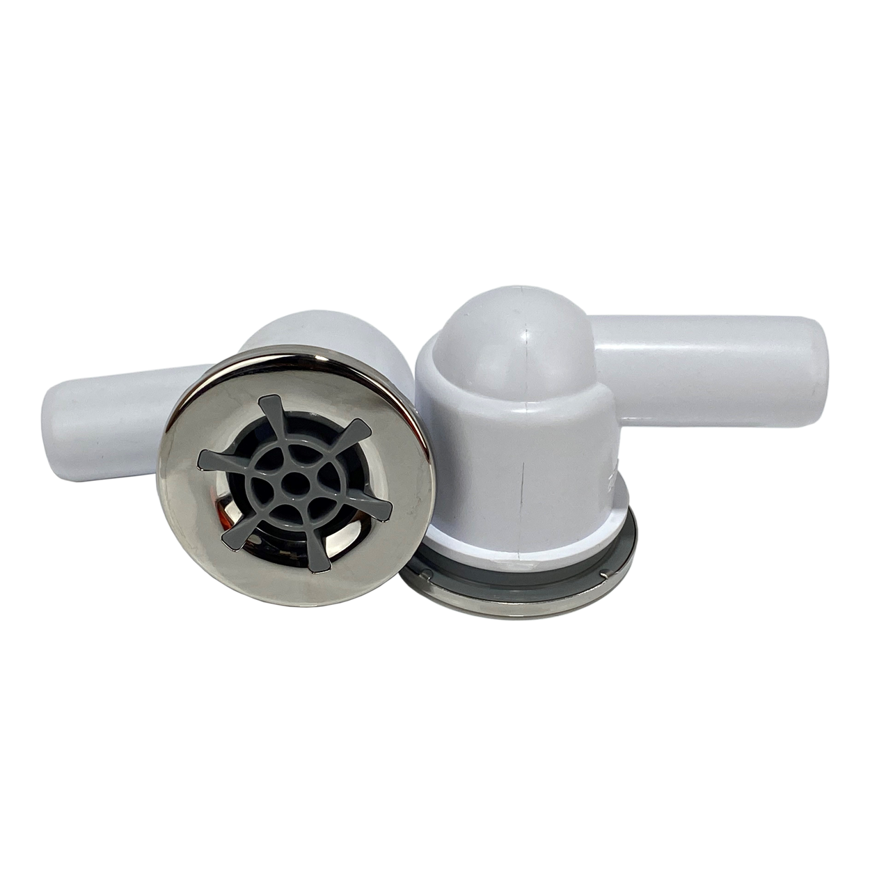 Rising Dragon Low Profile Drain Star Face Stainless & Grey *NLS*