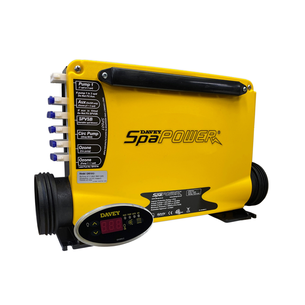 Davey SP601 2.0kw Controller and Touchpad