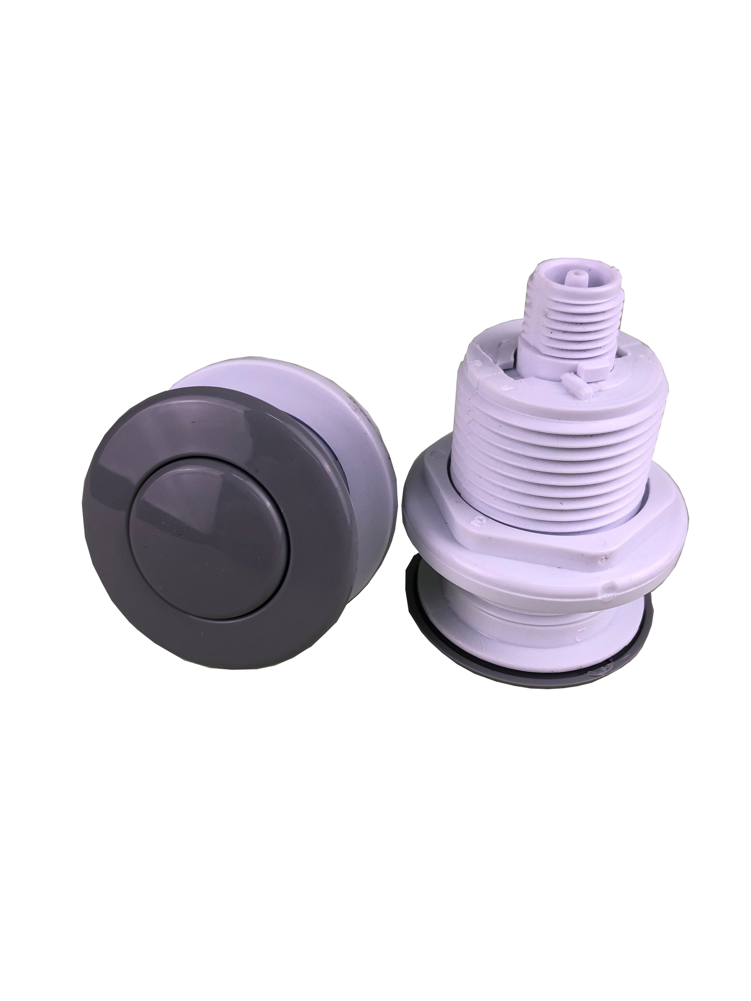 *NLA - Once Sold Out* - Balboa Flush Mount Air Button - Grey