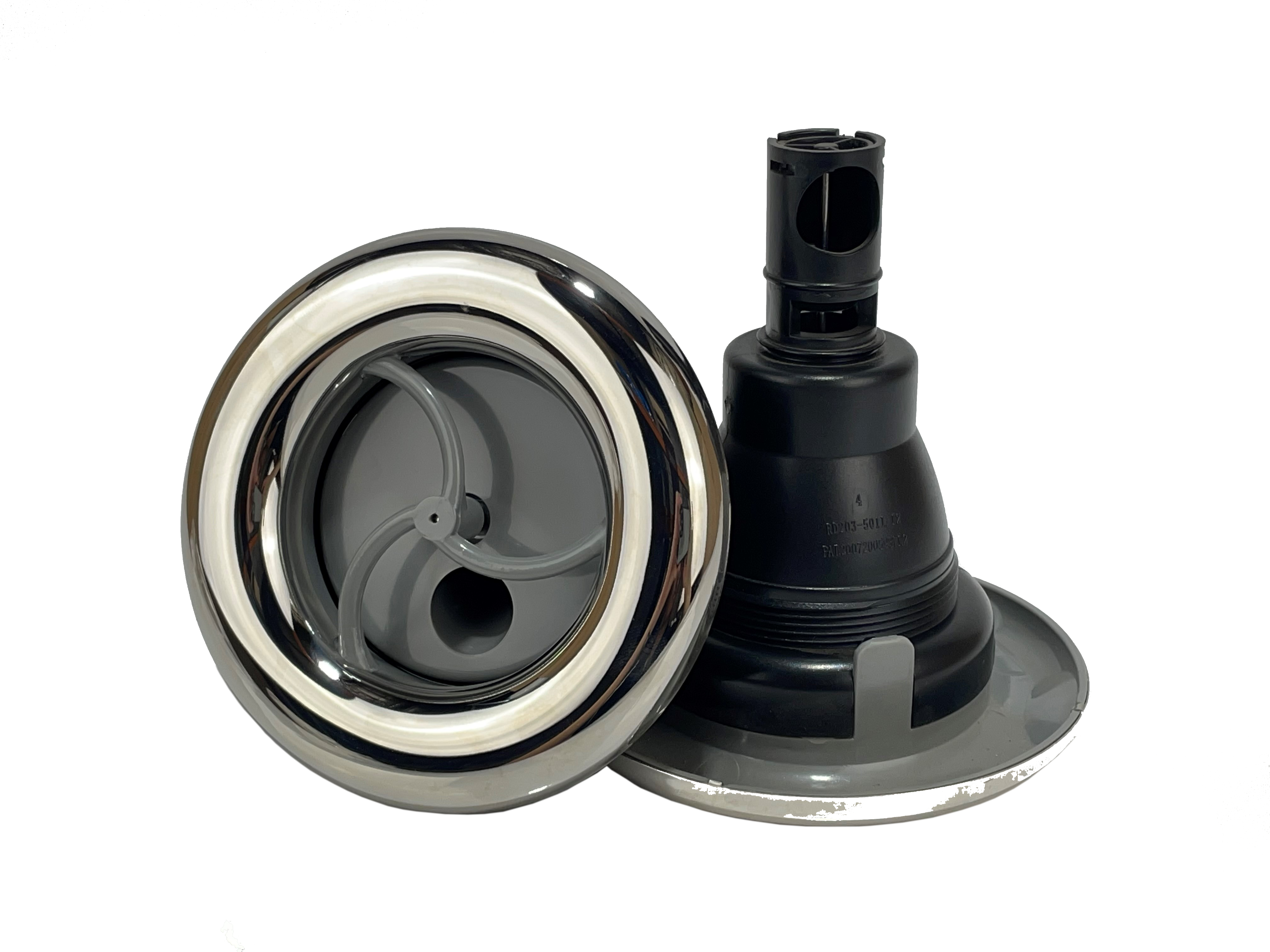 Rising Dragon 5" Single Pulse Jet Stainless Steel and Grey