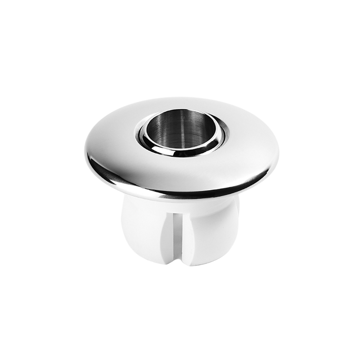 Flolux Stainless Steel Eyeball Return 40mm Push Fit