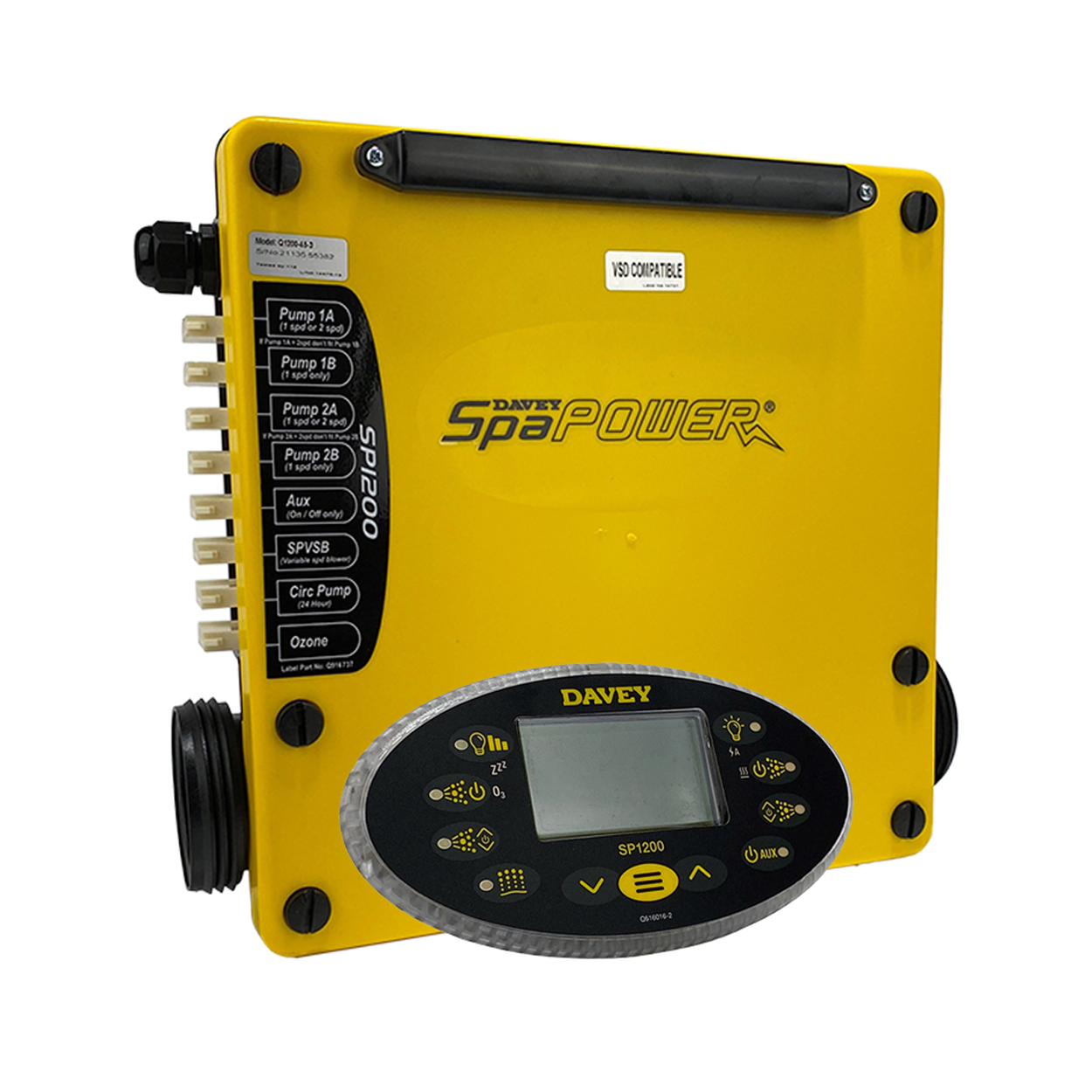 Davey SP1200 4.5kw Controller and Oval Touchpad