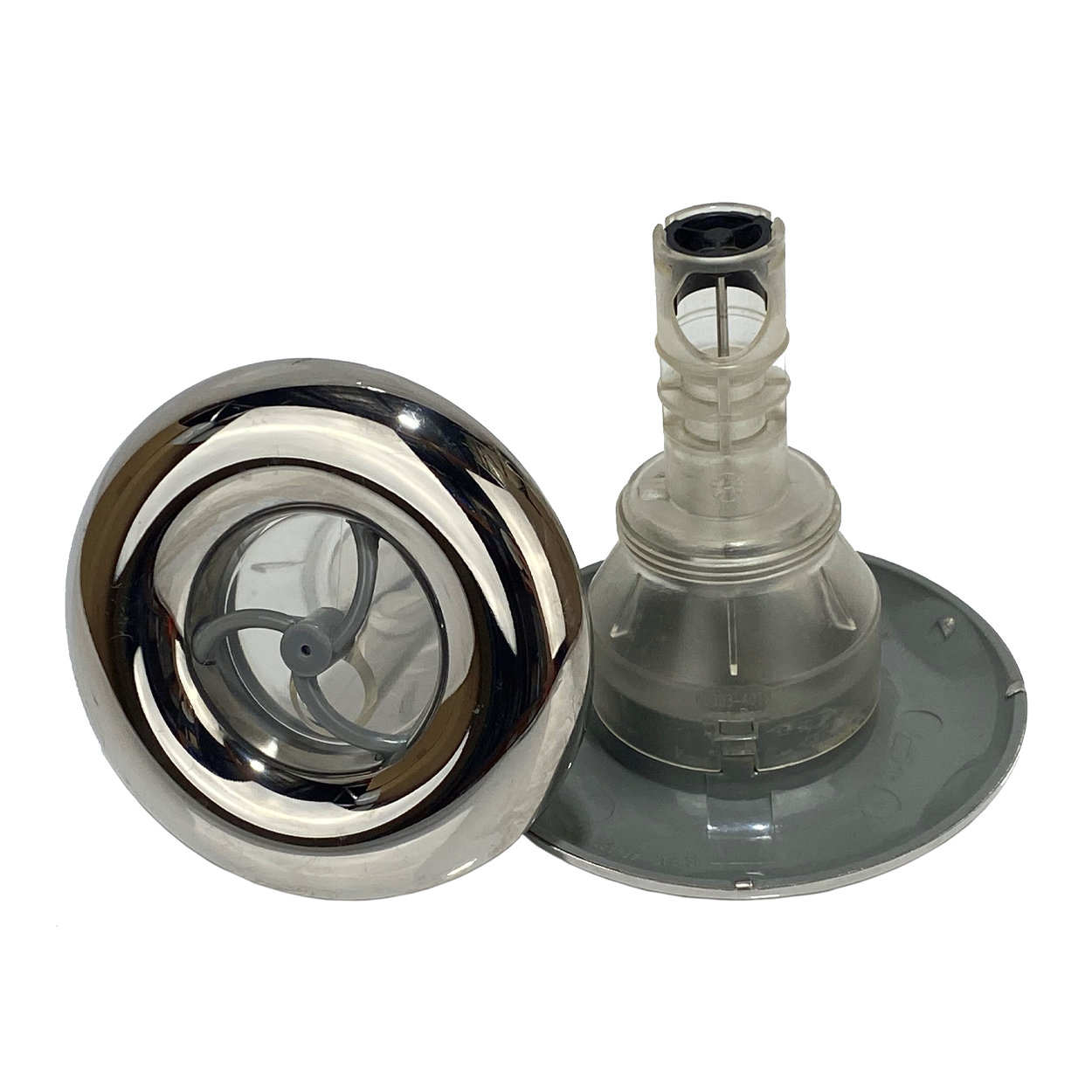Rising Dragon 4" Single Pulse Jet S/Steel and Grey(Clear)