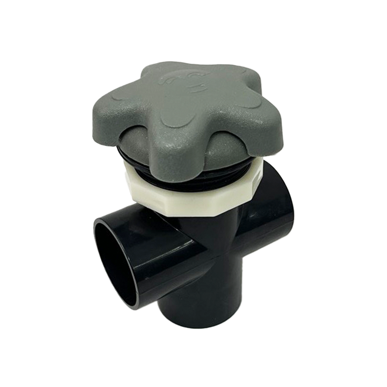 Jazzi Spas 40mm 3 Way Diverter - Black
