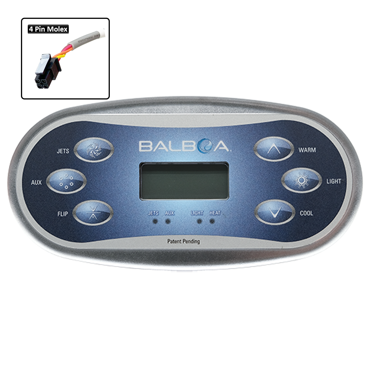 Balboa TP600 Touchpad and Overlay(Jets/AUX/FLIP)