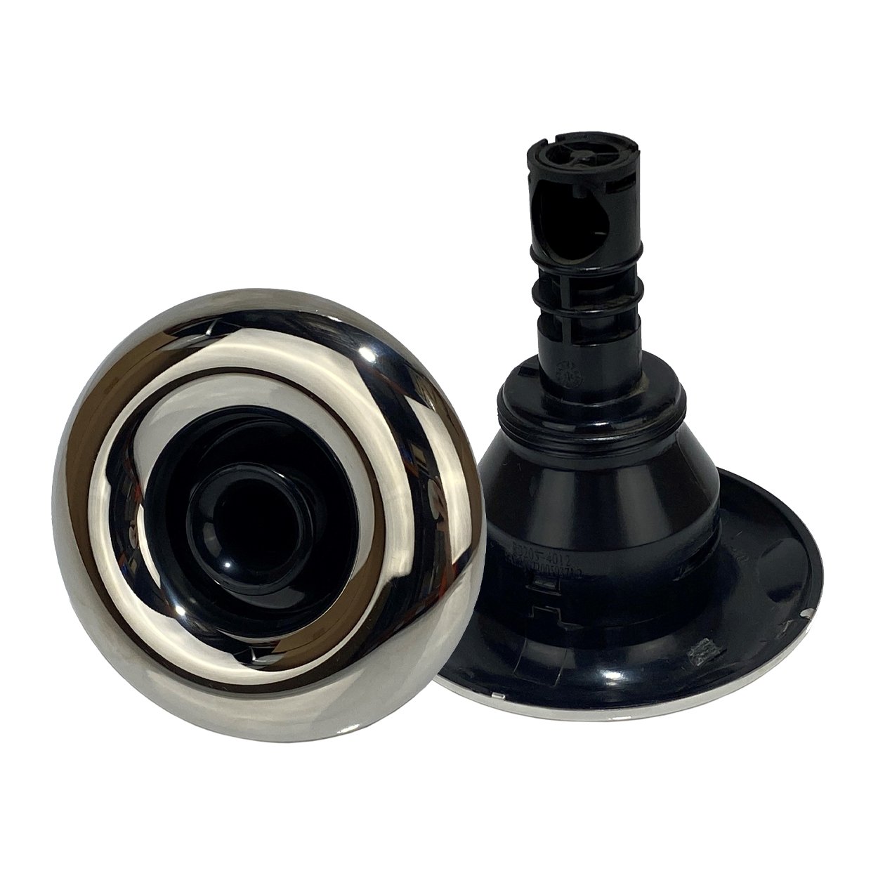 Rising Dragon 2.5" Directional Jet Stainless Steel and Black