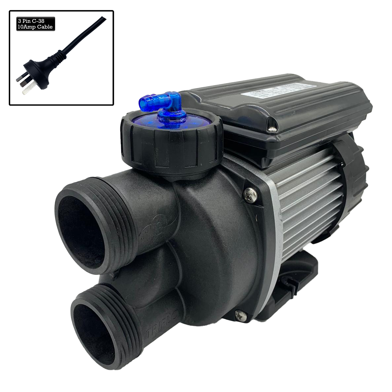 Edgetec TriFlo 1.0Hp Auto Heat Pool Pump