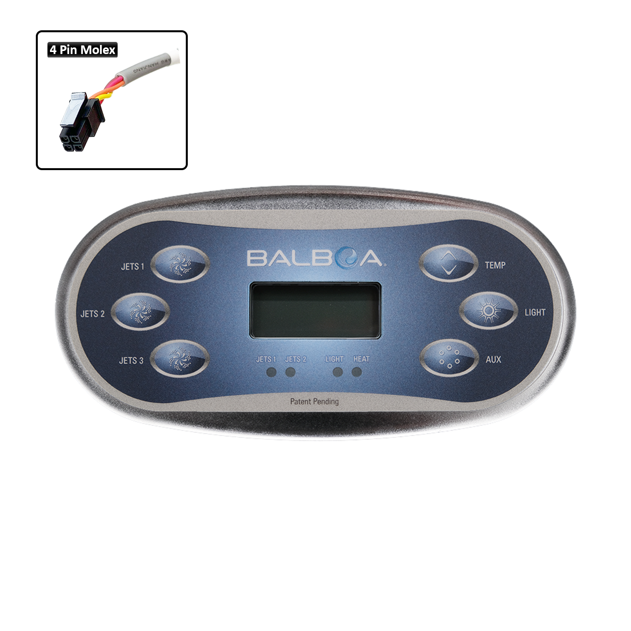 Balboa TP600 Touchpad and Overlay(3Jets/Aux) M8