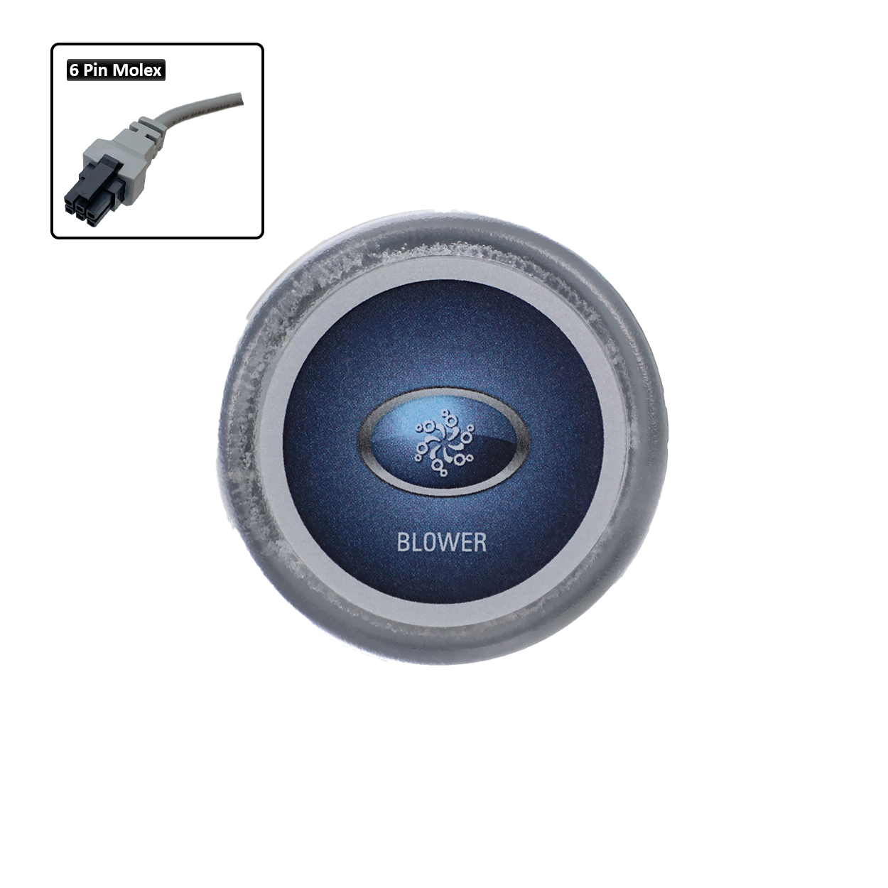 Balboa AX10 Touchpad with AUX/Blower Overlay