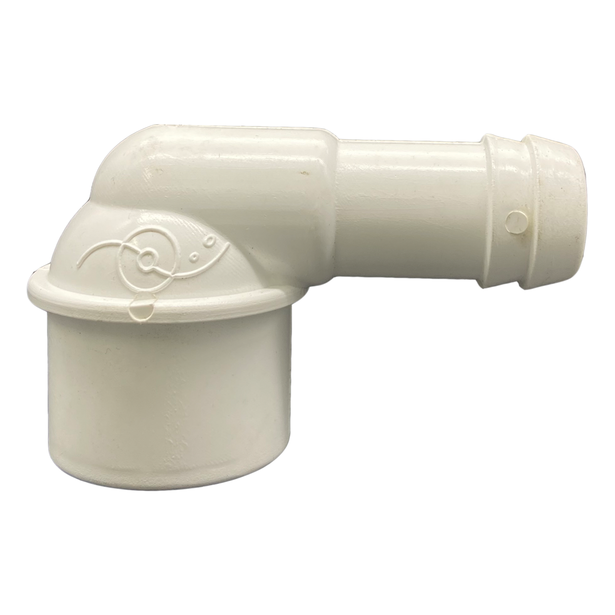 Barb 19mm x 90o x 25mm Spg