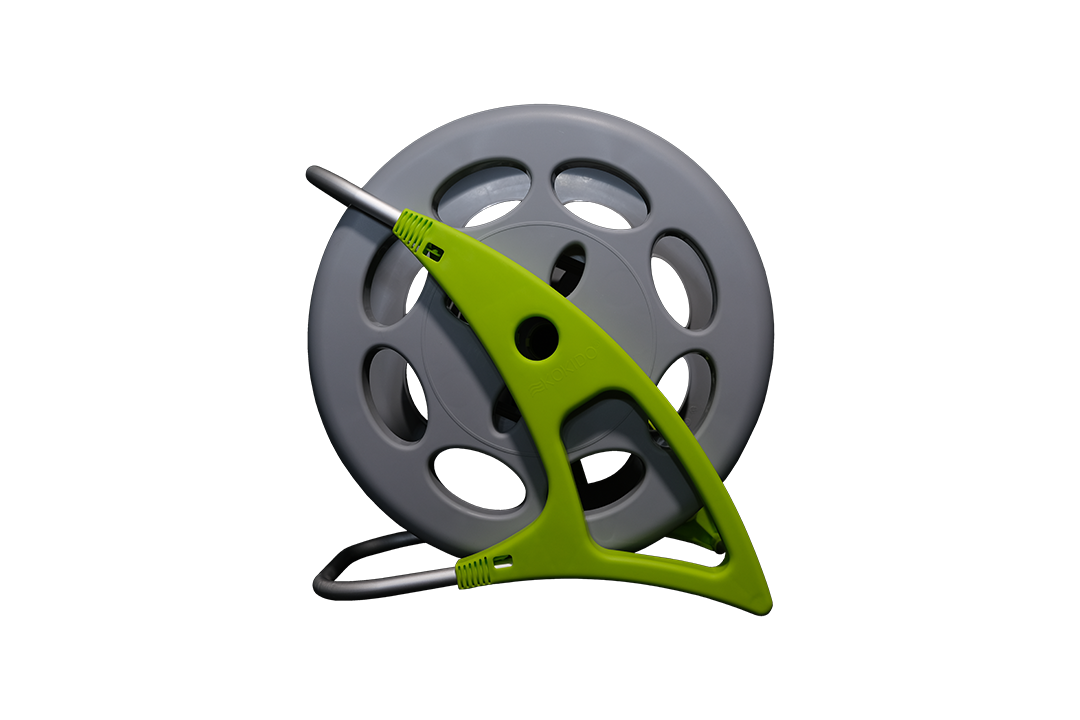 GEOS Vacuum Hose Reel (Dark Grey/Green)